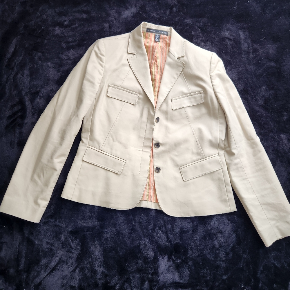 Ellen Tracy Cream Blazer